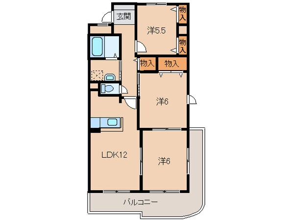 アズゥールの物件間取画像